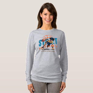 Streetbasketbal Dames lange mouwen T-shirt