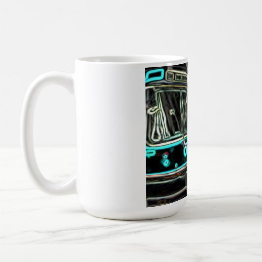 Streetcar à Railway sten Grande Mug classique (Gauche)