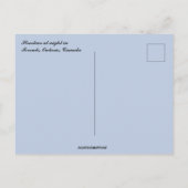 Streetcar bij nacht in Toronto Ontario Briefkaart (Achterkant)