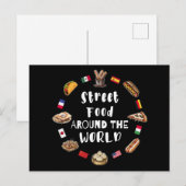 Streetfood over de hele wereld briefkaart (Voorkant / Achterkant)