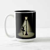 Streetlight Dancer Jazz Music Café Mug (Gauche)