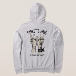 Street's Edge - Bold Urban Typography Design Hoodie