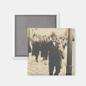 Streets in Lissabon (Fernando Pessoa) Magnet Magneet (Voorkant / Achterkant)