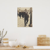 Streets in Lissabon (Fernando Pessoa) Poster (Keuken)