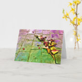 Streetview / Art, carte (Fleur jaune)