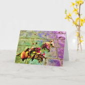 Streetview / Art, carte (Fleur jaune)