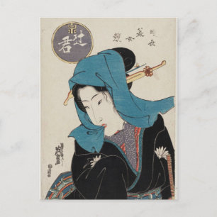 Streetwalker (Tsujigimi) van Keisai Eisen Briefkaart