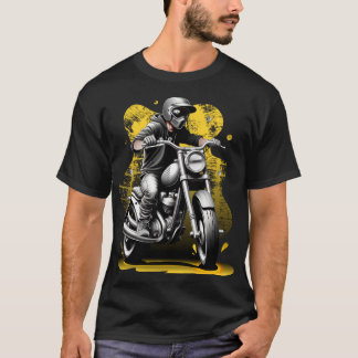 Streetwear biker t-shirt