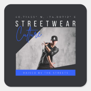 Streetwear Cultuur Stedelijke Dansstijl Vierkante Sticker