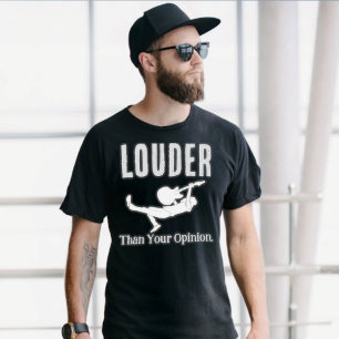 Streetwear Grunge 'Louder Dan Je Mening' T-shirt