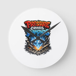 Streetwear Motivation Graphic Ronde Klok