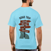 Streetwear Road Trip Men's Basic T-Shirt (Achterkant)