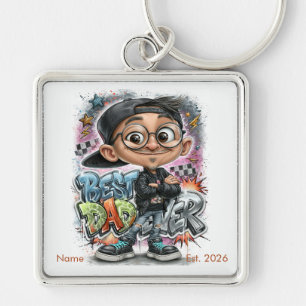 Streetwear Skater Vader Sleutelhanger