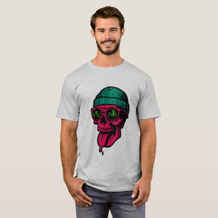 Streetwear Stad Silhouet T-Shirt