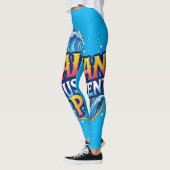 Streetwear Wizard Logo – Graffiti-geïnspireerd ont Leggings (Links)