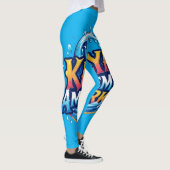 Streetwear Wizard Logo – Graffiti-geïnspireerd ont Leggings (Rechts)