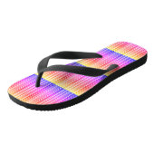 Streifenmuster regenbogenfarben teenslippers (Schuin)