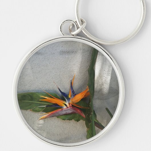 strelitzia bloem sleutelhanger (Voorkant)