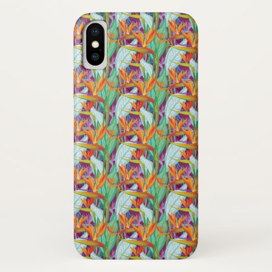 Strelitzia Pattern Case-Mate iPhone Case (Achterkant)