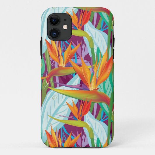 Strelitzia Pattern Case-Mate iPhone Case (Achterkant)