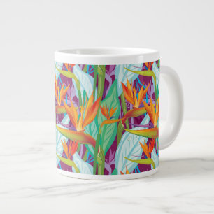 Strelitzia Pattern Grote Koffiekop