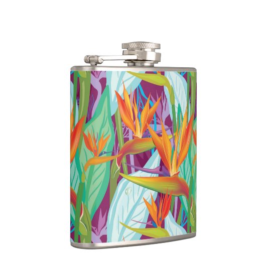 Strelitzia Pattern Heupfles (Rechts)