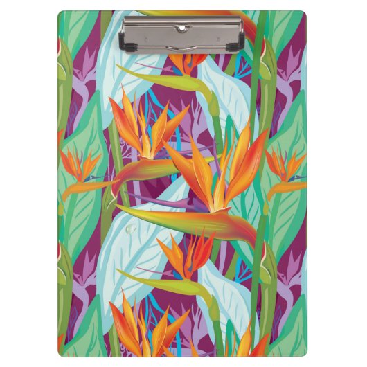 Strelitzia Pattern Klembord (Voorkant)