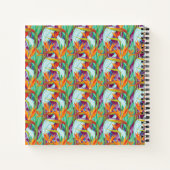 Strelitzia Pattern Notitieboek (Achterkant)