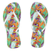 Strelitzia Pattern Teenslippers (Voetbed)
