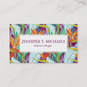 Strelitzia Pattern Visitekaartje (Voorkant)