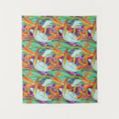 Strelitzia Pattern Wandkleed (Voorkant)
