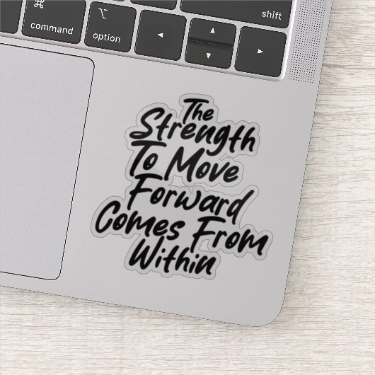 Strength From Within Mindset Sticker (Detail)