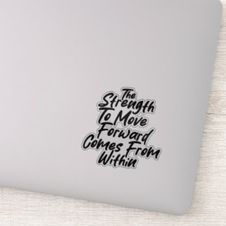 Strength From Within Mindset Sticker