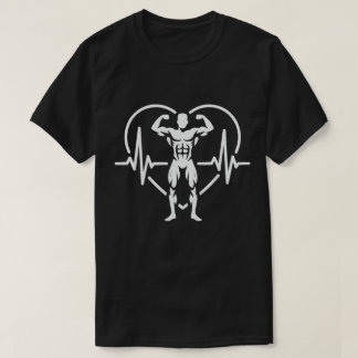 Strength Heartbeat Gym Motivation T-shirt