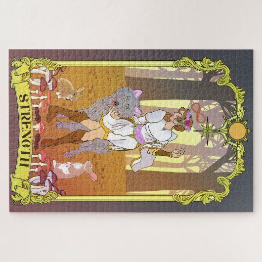 Strength Tarot Puzzle (Horizontal)