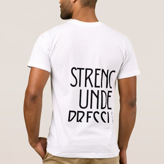 Strength Under Pressure T-shirt (Achterkant)