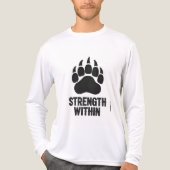 Strength Within – Pet Lover Embroidery Digitizing Tri-Blend Shirt (Voorkant volledig)