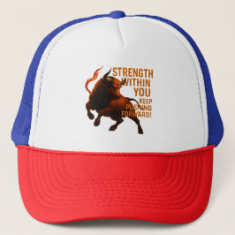 STRENGTH WITHIN YOU KEEP PUSHING FORWARD TRUCKER PET