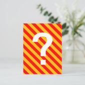 strepe briefkaart (Staand voorkant)