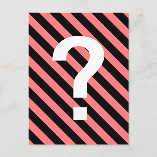 strepe briefkaart (Voorkant)