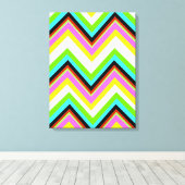 strepe canvas afdruk (Insitu (Houten vloer))