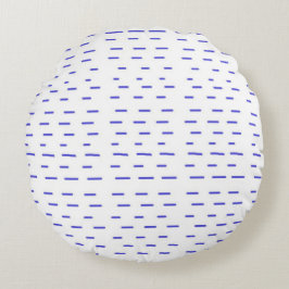 Strepen abstracte kunst rond kussen