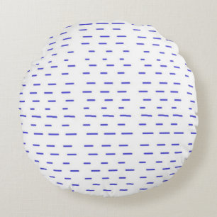 Strepen abstracte kunst rond kussen
