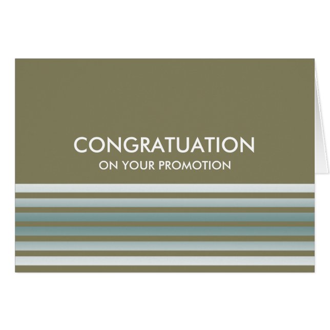 Strepen Badge Congratulatie (Voorkant Horizontaal)