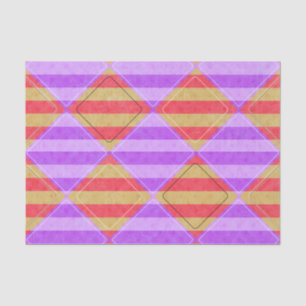 Strepen, Diamanten, het Patroon van de Vlek door Tissuepapier