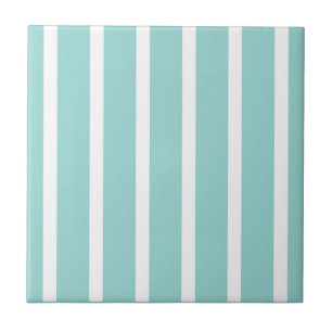 Strepen Dun Dik Blauw Wit Tegeltje
