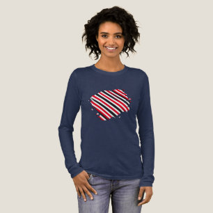 Strepen in Beweging Tri-Blend Shirt