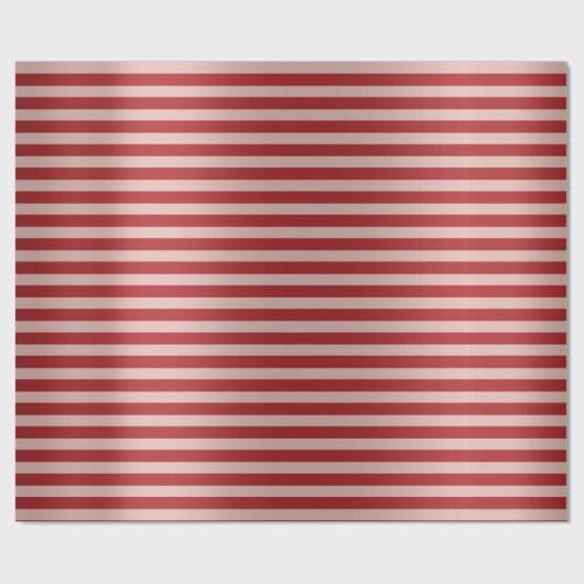 Strepen Lijnen Red Rose Gold Blush Minimal Bourgog Cadeaupapier (Vlak)
