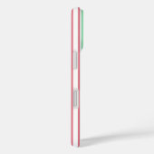 strepen met gemint groen, roze en wit snoep Case-Mate iPhone case (Achterkant / Rechts)