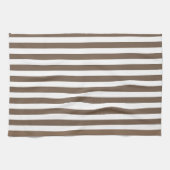 strepen met witte snoep theedoek (Horizontaal)